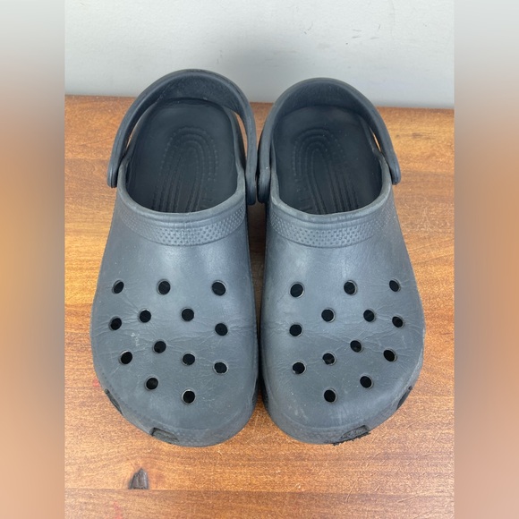 Crocs Classic Authentic Unisex Slides Clogs Black 5 Men And 7 Women’s Pre Owned - Picture 8 of 11
